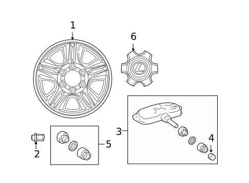 Tire Pressure Monitor Components for 2006 Lexus GX470 #1