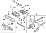 5Q0802952R - Body: Cross-member for Volkswagen: Taos Image