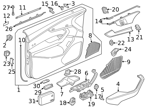 Fuel Door for 2022 Audi RS5 #0
