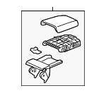 83450TA0A12ZA - Body: Armrest Assembly for Honda: Accord Image