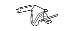 47105TA0A03ZA - Body: Park Brake Handle for Honda: Accord, Accord Crosstour, Crosstour Image