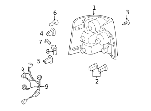 Bulbs - Chassis for 2013 Land Rover Range Rover Sport #1
