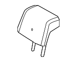 FB5Z78611A08AK - Body: Headrest, Center for Ford: Explorer Image