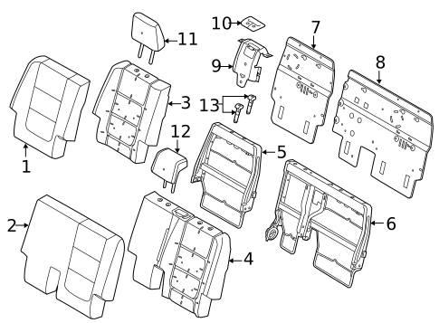Second Row Seats for 2016 Ford Explorer #3