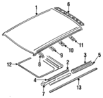 7635209E00 - : Drip Channel for Nissan: Maxima Image