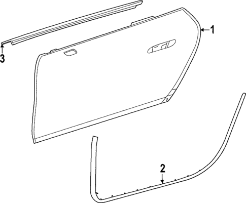 Door & Components for 2025 Mercedes-Benz SL 55 AMG&reg; #0