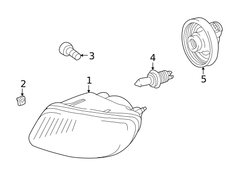 Fog Lamps for 2001 Acura MDX #0