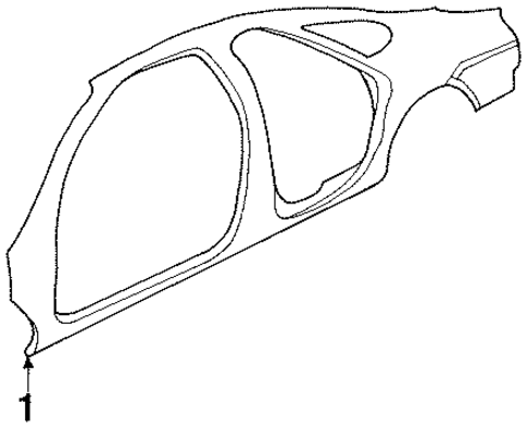 Uniside for 1998 Mercury Sable #0