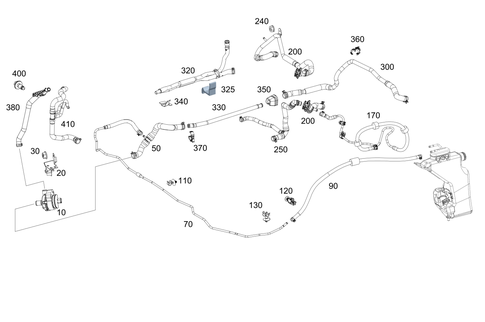 Heating Water Line for 2026 Mercedes-Benz E53 AMG #0