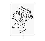 64119460552 - HVAC: Intake Duct for BMW: X5, X6, X7, XM Image