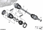 33207572716 - Rear Axle: Torx Screw with Ribs for BMW Image