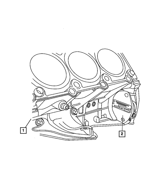 5097779AA - Engine 3.2L Single Over Head Cam 18 Valve V-6 [EGX]: Complete Engine for Mopar Image image