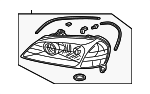 33151S3MA01 - : Headlamp Assembly for Acura Image