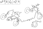 1234280635 - Brakes: Brake Hose for Mercedes-Benz Image