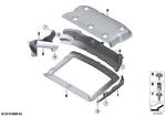 51487333123 - Vehicle Trim: Heat Insulation, Cross Rear Left for BMW Image