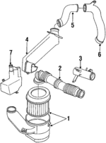 MD110371 - : Inlet Pipe for Mitsubishi: Van Image