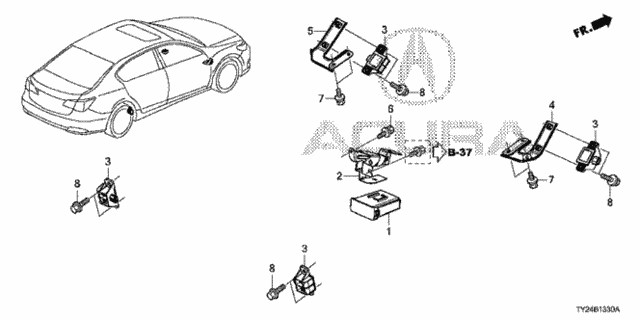 TPMS Unit for 2015 Acura RLX #0