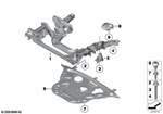 31116799321 - Front Axle: Front Axle Support for BMW Image
