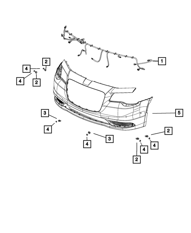 68216118AB - Electrical: Front Fascia Wiring for Mopar Image