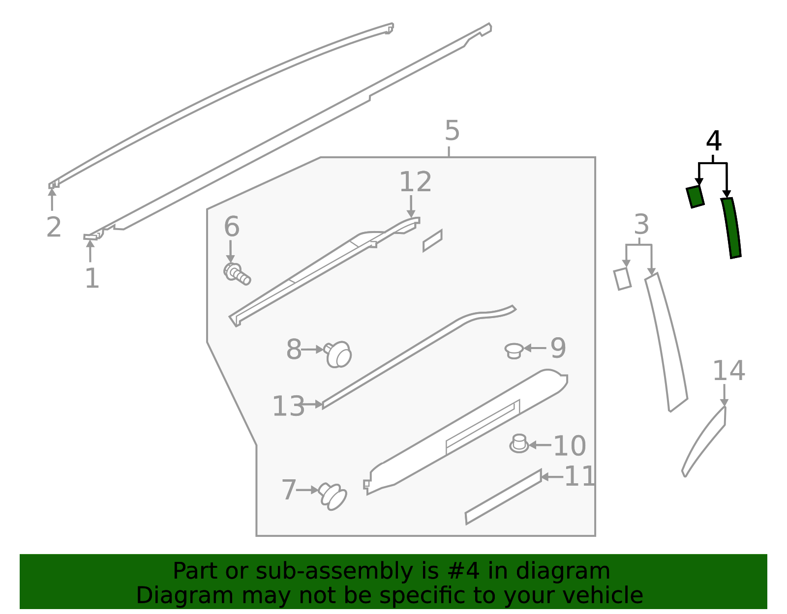 2020-2025 Subaru Outback Rear Applique 63563AN36A | Subaru Online