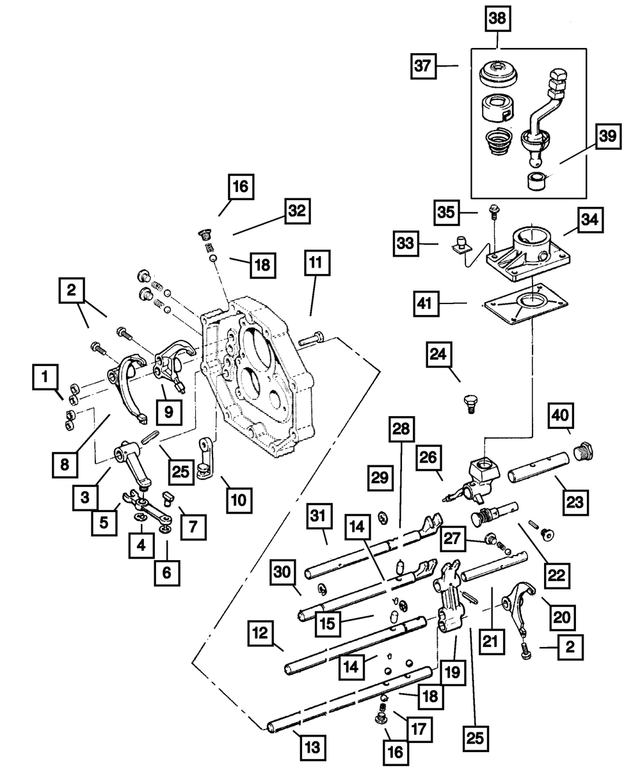 83500542 - : Mopar Ball Gearshift Fork Lock for Mopar Image
