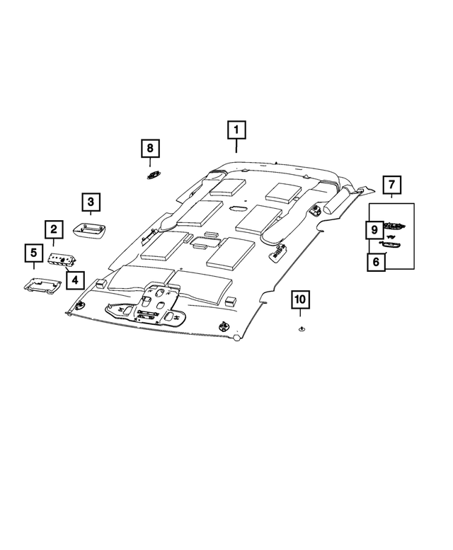 TY98HDAAA - Interior Trim: Push Pin for Mopar Image