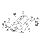1JN971DAAA - : Heater And A/C Control Bezel for Chrysler: Town &amp; Country | Dodge: Grand Caravan | Ram: C/V Image