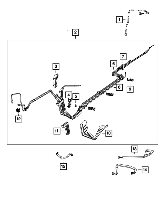 68239484AC - Fuel: Fuel And Brake Bundle Shield for Mopar Image image