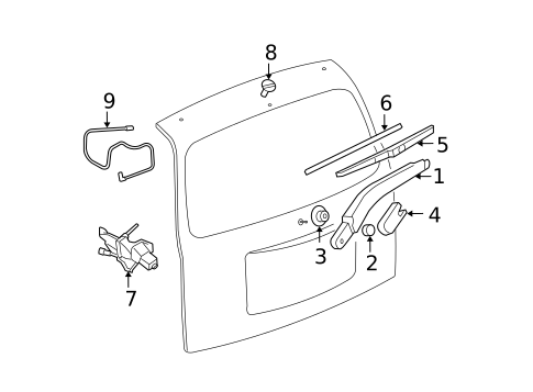 Wipers for 2007 Chevrolet HHR #1