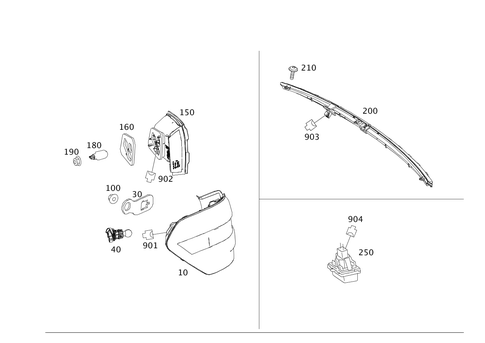 Rear Illumination for 2006 Mercedes-Benz E350 #0