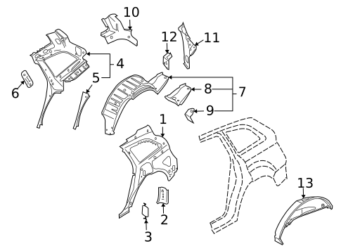 Inner Structure for 2010 Audi Q7 #0