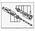 3960080B0C - : Axle Assembly for Nissan: GT-R Image