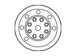 F81Z1A115BA - Suspension: Wheel Cover for Ford: F-250 Super Duty, F-350 Super Duty, F-450 Super Duty, F-550 Super Duty Image