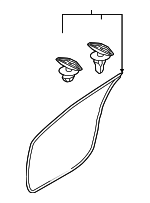 82140CU000 - : Door Weather-Strip for Genesis: GV60 Image