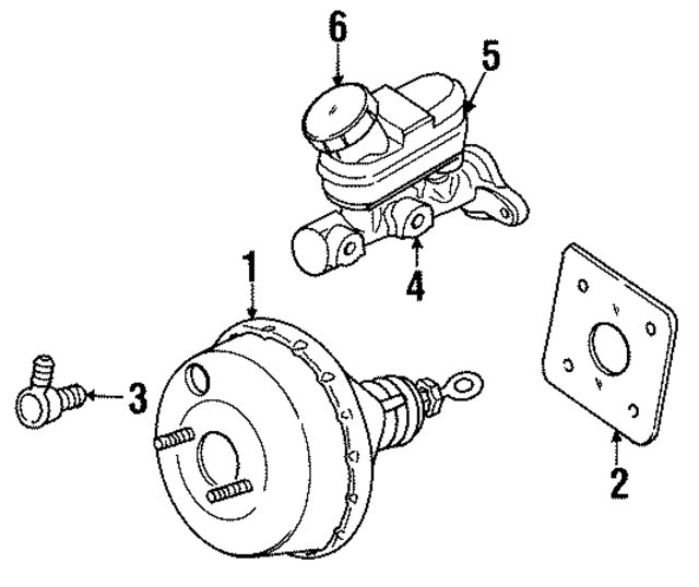 4882873 - Body: Booster Assembly for Mopar Image
