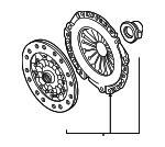 21211223602 - : Transmission Clutch Kit for BMW: 328i, 328is, 528i Image