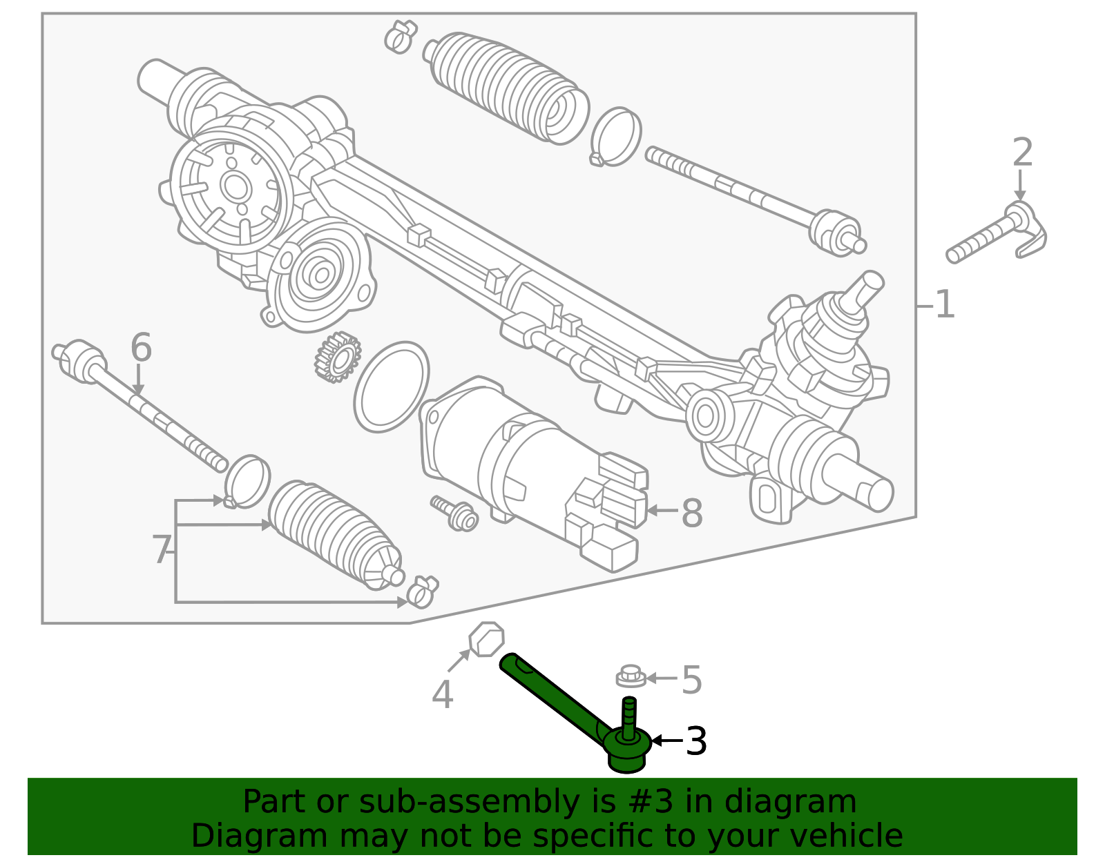 2024-2025 Mazda Outer Tie Rod KJK8-32-280 | OEM Parts Online