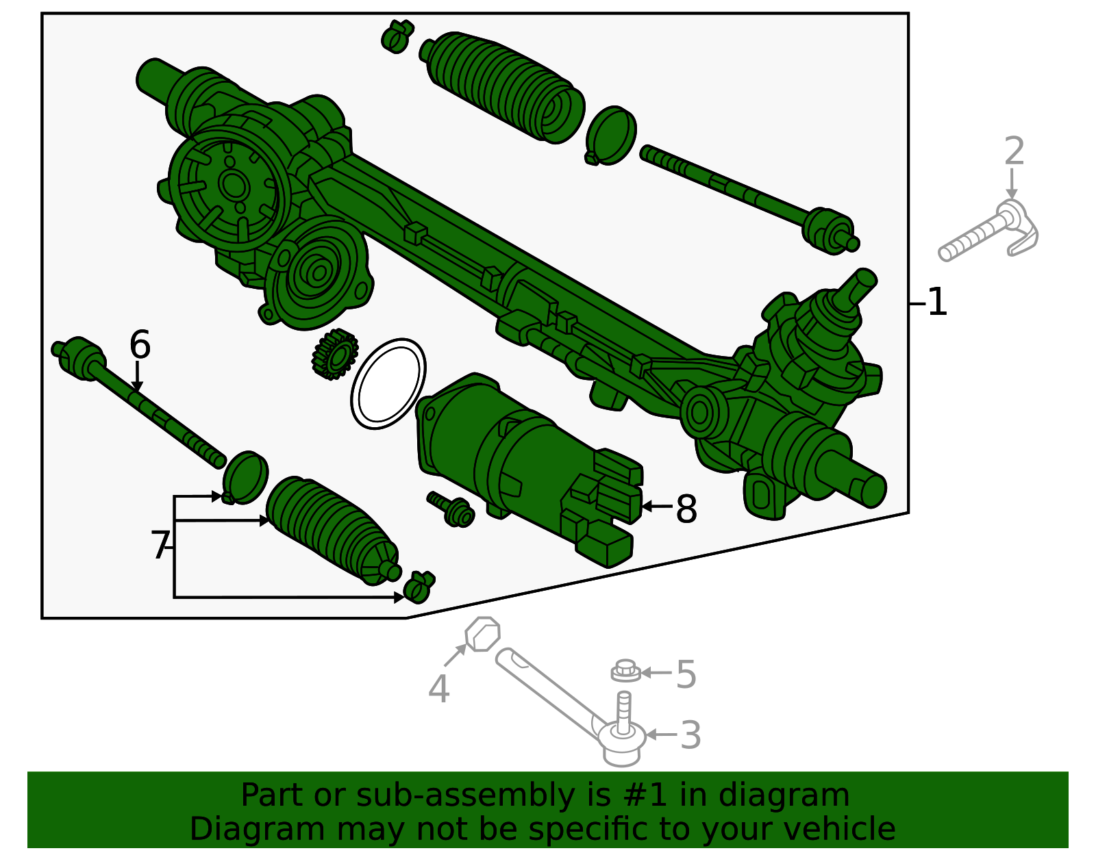 KJK8-32-110C - Gear Steering | Mazda Parts Factor