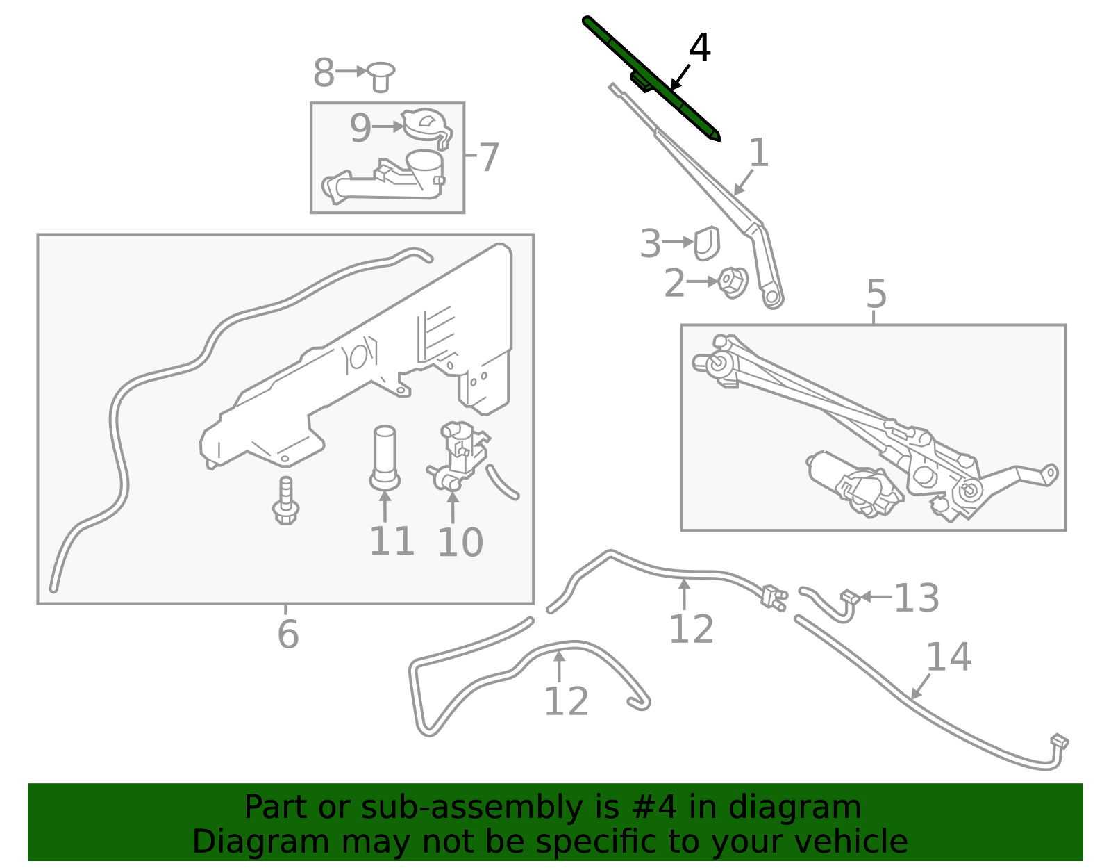 28890-1LB0E - Wiper Blade 2020-2024 Nissan Armada | Official Nissan ...