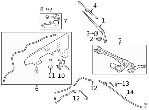 Wipers for 2019 Nissan Armada #0