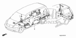 32108SHJL61 - : Wire Harness, Rear (Include Washer Tube) for Honda Image
