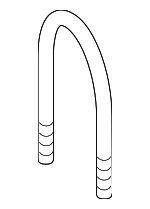 9073250700 - Suspension: U-Bolt for Mercedes-Benz: Sprinter 1500, Sprinter 2500, Sprinter 3500, Sprinter 3500XD Image