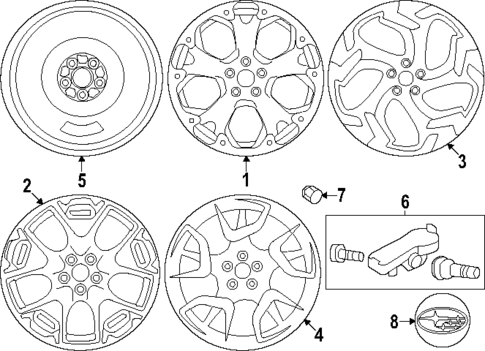 Wheels & Trim for 2023 Subaru Crosstrek #0