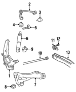 F75Z5B327AM - Suspension: Torsion Bar for Ford Image