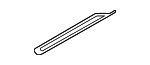 85877AR000NNB - Body: Rear Sill Plate Insert Panel for Hyundai Image