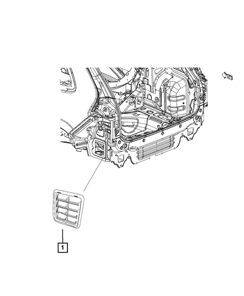 Air Ducts for 2016 Jeep Cherokee #2