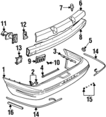 25645007 - Body: Bumper Cover for Buick: LeSabre Image