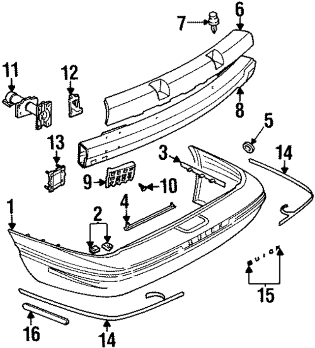 25641040 - : Part# 25641040 Letter Pkg for Buick: LeSabre Image