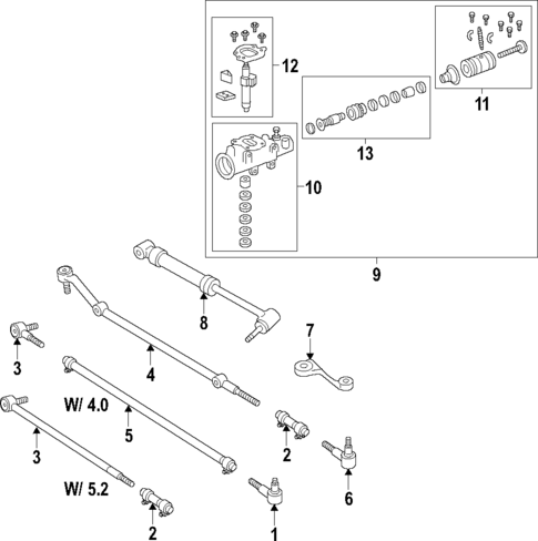 Steering Gear & Linkage for 1993 Jeep Grand Cherokee #0