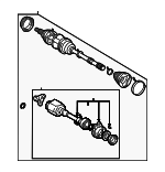 4341042090 - Suspension: Axle Assembly for Toyota Image